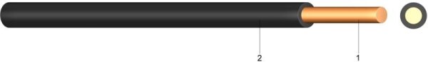 PVC-Aderleitung H07V-U (Ye) 1,5 rosa Eca Ring 100 m