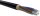 PVC-isolierte Kabel mit Aluminiumleiter E-AYY 5X25 RM schwarz Eca