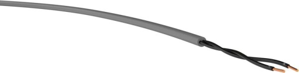 PVC-Steuerleitungen YSLY-OZ 2X0,5 grau (LSYY) Eca